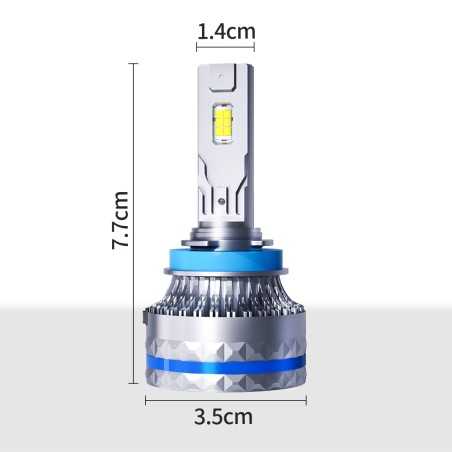 KIT LED H4 120W 25 000 Lumens 6000K ANTI-ERREUR