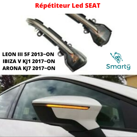 Répétiteur Rétro led SEAT , Clignotants à LED Dynamique