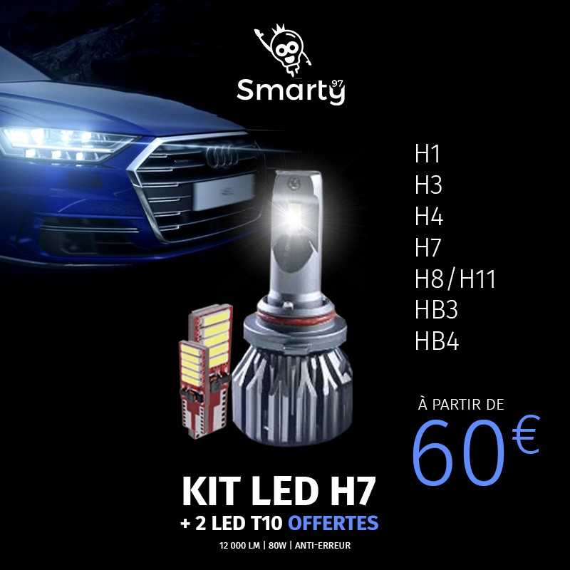 KIT LED H8/H11 150W 30 000 Lumens 6000K ANTI-ERREUR