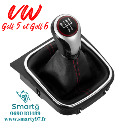 Pommeau avec soufflet Vw Golf 5, Golf 6 5 vitesses