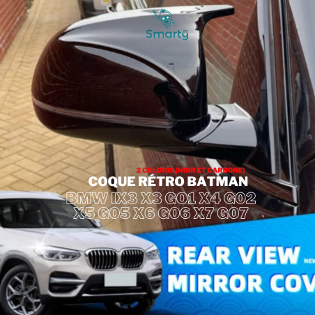 Coque rétro batman BMW X3 G01 X4 G02 X5 G05 X7 G07 X6 G06 2018 – 2023